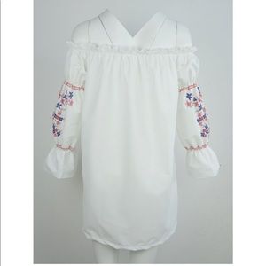Women's Summer New Stand up Collar Single Breasted Lotus Leaf Flying Sleeve Denim Shirt main image 1